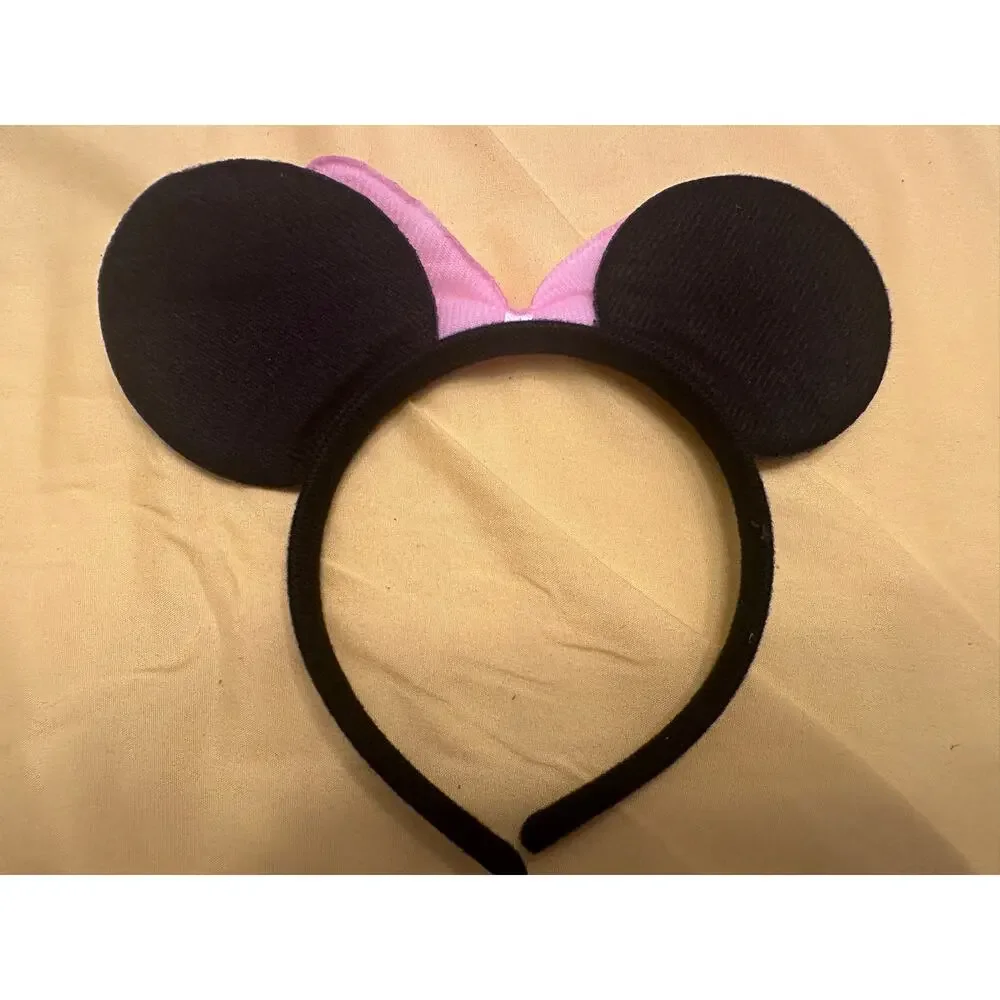 Disney Minnie Mouse Pink Polkadots Bow dress up lightweight ears